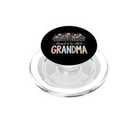 Blessed To Be Called Grandma Diseño Floral PopSockets PopGrip para MagSafe