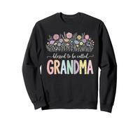 Blessed To Be Called Grandma Diseño Floral Sudadera