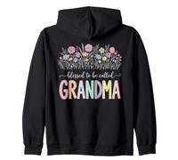 Blessed To Be Called Grandma Diseño Floral Sudadera con Capucha