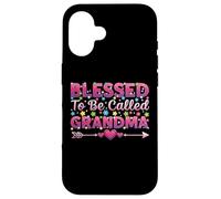 Blessed To Be Called Grandma Heart Día de la Madre Carcasa para iPhone 16