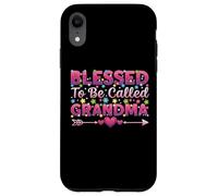Blessed To Be Called Grandma Heart Día de la Madre Carcasa para iPhone XR