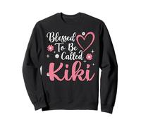 Blessed To Be Called Kiki Flower Heart Cute Mother's Day Sudadera
