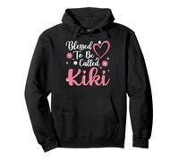 Blessed To Be Called Kiki Flower Heart Cute Mother's Day Sudadera con Capucha