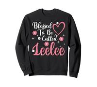 Blessed To Be Called Leelee Flower Heart Cute Mother's Day Sudadera