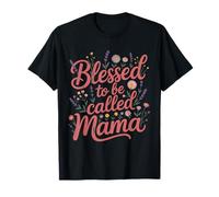 Blessed To Be Called Mamaw Mothers Day Floral Women Camiseta