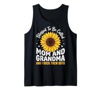Blessed To Be Called Mom and Grandma and I Rock Them Both Camiseta sin Mangas