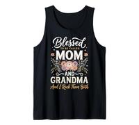 Blessed To Be Called Mom and Grandma and I Rock Them Both Camiseta sin Mangas