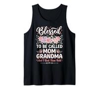 Blessed To Be Called Mom and Grandma and I Rock Them Both Camiseta sin Mangas
