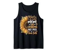 Blessed To Be Called Mom and Grandma and I Rock Them Both Camiseta sin Mangas