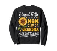 Blessed To Be Called Mom and Grandma and I Rock Them Both Sudadera