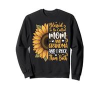 Blessed To Be Called Mom and Grandma and I Rock Them Both Sudadera