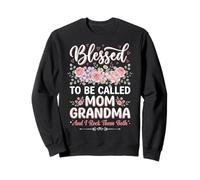 Blessed To Be Called Mom and Grandma and I Rock Them Both Sudadera