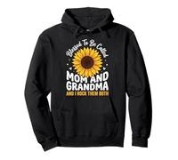 Blessed To Be Called Mom and Grandma and I Rock Them Both Sudadera con Capucha