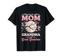 Blessed To Be Called Mom and Grandma Cute Love Día de la Madre Camiseta