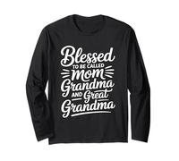 Blessed To Be Called Mom Grandma and Great Grandma Manga Larga