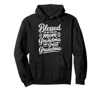 Blessed To Be Called Mom Grandma and Great Grandma Sudadera con Capucha