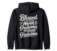 Blessed To Be Called Mom Grandma and Great Grandma Sudadera con Capucha