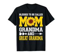 Blessed To Be Called Mom Grandma Great Grandma Mother's Day Camiseta
