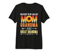 Blessed To Be Called Mom Grandma Great Grandma Mother's Day Camiseta Premium
