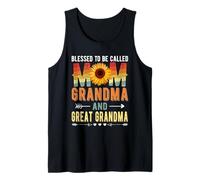 Blessed To Be Called Mom Grandma Great Grandma Mother's Day Camiseta sin Mangas