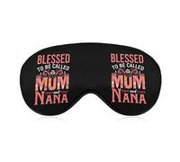 Blessed to Be Called Mom Sleep Masks Eye Cover Blackout con correa elástica ajustable Night Blindfold para Mujeres Hombres Yoga Travel Nap