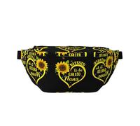 Blessed to Be Called Nana - Riñonera deportiva grande con estampado de girasoles para exteriores, para mujeres y hombres, bolsa de viaje para entrenamiento