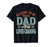 Blessed TO BE Llamado PAPÁ Y Amado Abuelo Retro Día del Padre Camiseta