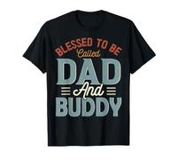 Blessed TO BE Llamado PAPÁ Y Buddy Retro Día del Padre Camiseta