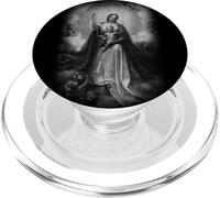 Blessed Virgin Mary Holding Baby Jesus T-Shirt PopSockets PopGrip para MagSafe