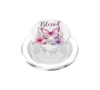 Blessed - Women's Christian Faith Butterfly Watercolor PopSockets PopGrip para MagSafe