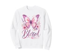 Blessed - Women's Christian Faith Jeremiah 17:7 Bible-Based Sudadera