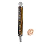 Blessfull Healing 7 Chakra Varita de ojo de tigre Reiki Healing Varitas de cristal Equilibrio de piedras preciosas Feng Shui Regalo espiritual Con Rose Desert Selenite