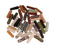 Blessfull Healing Bienestar positivo Energía Curación Reiki Salud Chakra Equilibrio Meditación Regalo Feng Shui Wicca éxito 100 Surtido de puntos de cristal doblemente terminados Gema al por mayor