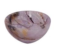 Blessfull Healing Hecho a mano Tallado Piedra de amatista Feng Shui Bowl Generador de energía espiritual Reiki Gift Healing Crystal Charged I 3 pulgadas Aprox.