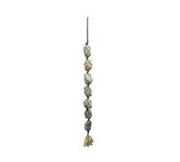 Blessfull Healing Natural Green Aventurine Tumbled Thread Colgante de pared para coche y puerta/Oficina Chips Stone