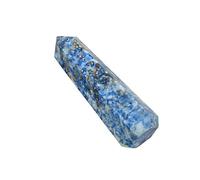 Blessfull Healing Reiki Lapis Lazuli Healing Crystal Wand Single Point Gemstone Energy Generator Spiritual Stone Balancing Table Decor (1.5 "a 2")