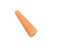 Blessfull Healing Reiki Orange Aventurine Healing Crystal Wand Single Point Gemstone Energy Generator Decoración de la mesa de equilibrio de piedra espiritual (2.5 "a 3.5")