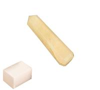 Blessfull Healing Varita de calcita amarilla Obelisco Jumbo Reiki Crystal Gemstone Generador de energía espiritual Decoración de mesa de equilibrio con cubo de selenita