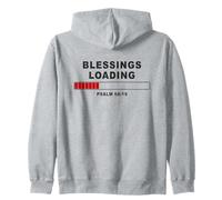 Blessings Loading - Psalm 68:19 He Daily Loads with Benefits Sudadera con Capucha