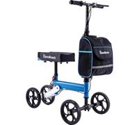 BlessReach Patinete médico de lujo para lesiones de pie para adultos, muletas compactas (WB-2105 azul)..