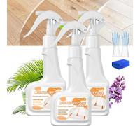 Blessrich - Espray multiusos de limpieza de madera, limpiador multiusos para suelos de madera, para muebles de madera, pisos, cuidado de mesa (3 unidades)