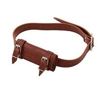 BLESSUME Cinturón de espada para cosplay LARP, para una espada (marrón 1)