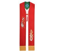 BLESSUME Iglesia Clero Pastor Reversible Robó (Multicolor 1)
