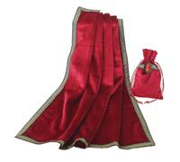 BLESSUME Mantel de Cartas de Tarot de Altar con Bolsa de Tarot, Terciopelo Wicca de adivinación Mantel