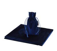 BLESSUME Mantel de Cartas de Tarot de Altar con Bolsa de Tarot, Terciopelo Wicca de adivinación Mantel