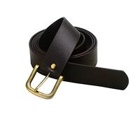 BLESSUME Medieval Larp Recreacion Vikingo Batalla Caballero Cinturón Cuero de PU (150 CM Negro)