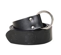 BLESSUME Medieval LARP Recreacion Vikingo Batalla Caballero Cinturón Cuero de pu (165CM Nero)