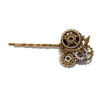 BLESSUME Steampunk - Pinza para el pelo estilo punk gótico (M)