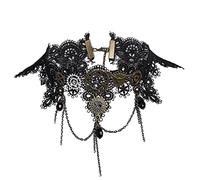 BLESSUME Steampunk Pulsera victoriana con brazalete de muñeca (12)