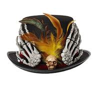 BLESSUME Steampunk Sombrero gótico unisex Halloween Carnaval Cosplay, negro (schwarz 2), L